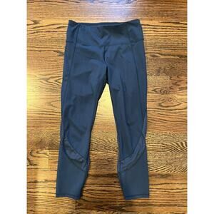 90 Degree by Reflex womens mesh contrast Performance Capri Leggings Sz. M